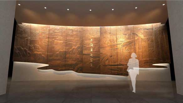 上?？h700年數字博物館設計效果圖方案
