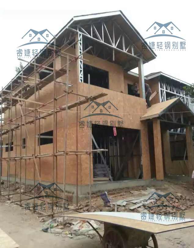 200多平別墅25天完工是什么體驗？安徽王總輕鋼別墅全過程揭秘！(圖27)