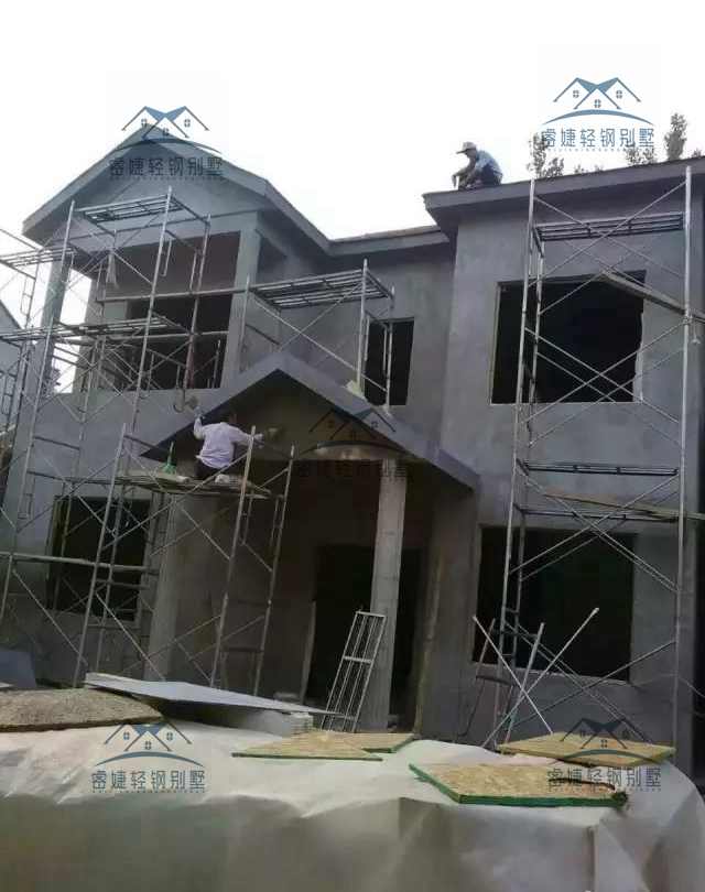 200多平別墅25天完工是什么體驗？安徽王總輕鋼別墅全過程揭秘！(圖33)