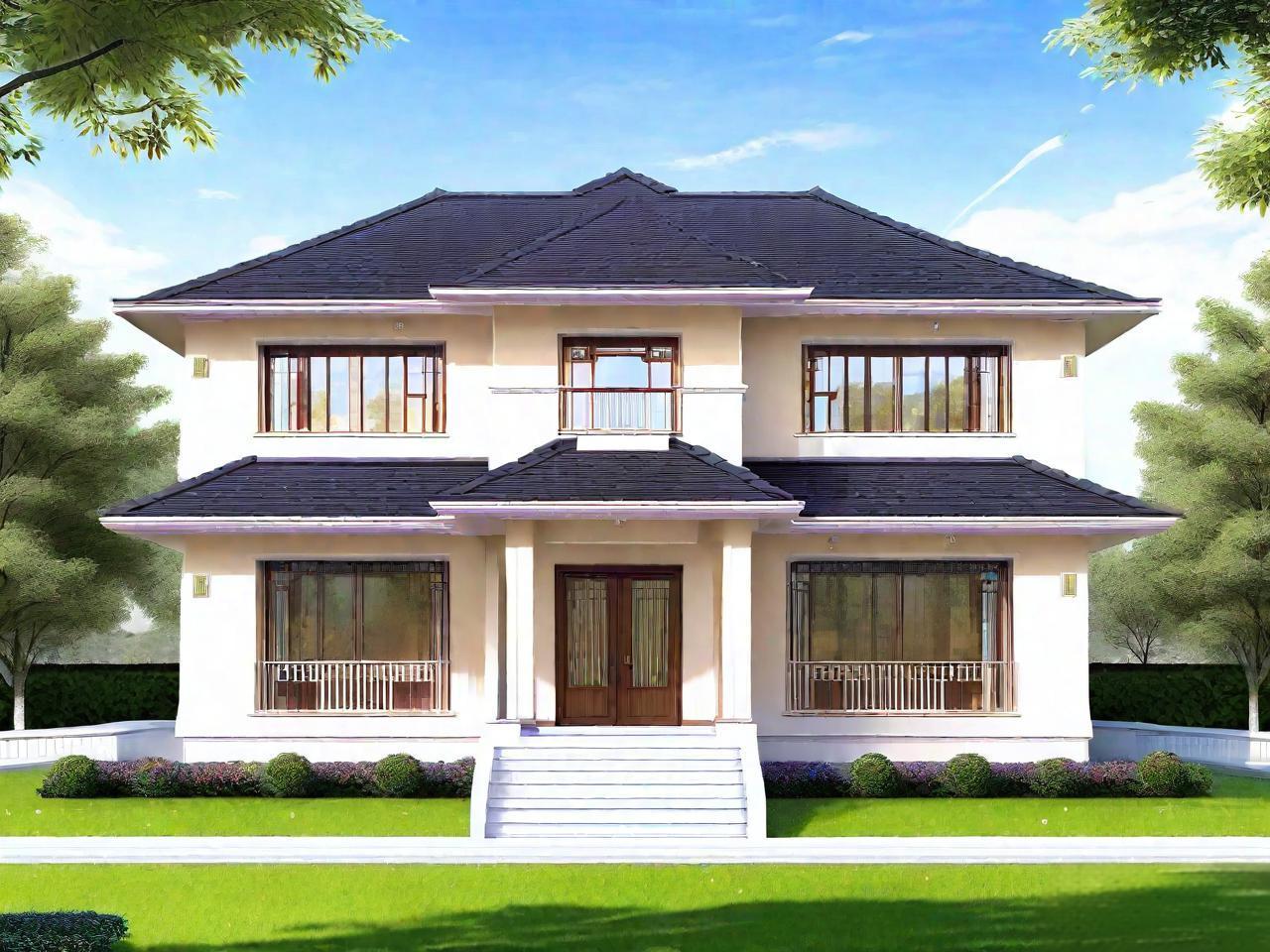 最新力作!睿婕兩層中式風輕鋼別墅，品味現(xiàn)代東方雅韻